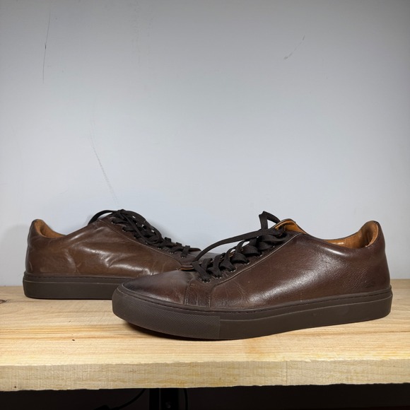 Thursday Boot Company Other - Thursday Boot Co Shoes Mens 14 Brown Leather Premier Low Top Minimalist Sneakers